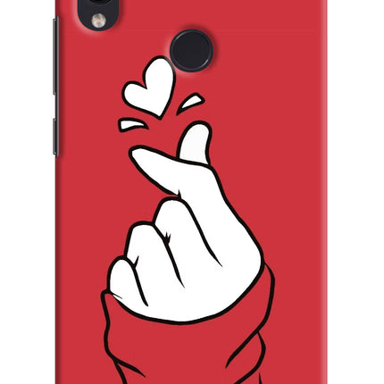 Korean Love Sign Redmi Note 7 Pro Hard Case Back Cover by Casekaro