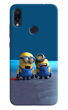 Minion Laughing Redmi Note 7 Pro Hard Case Back Cover by Casekaro