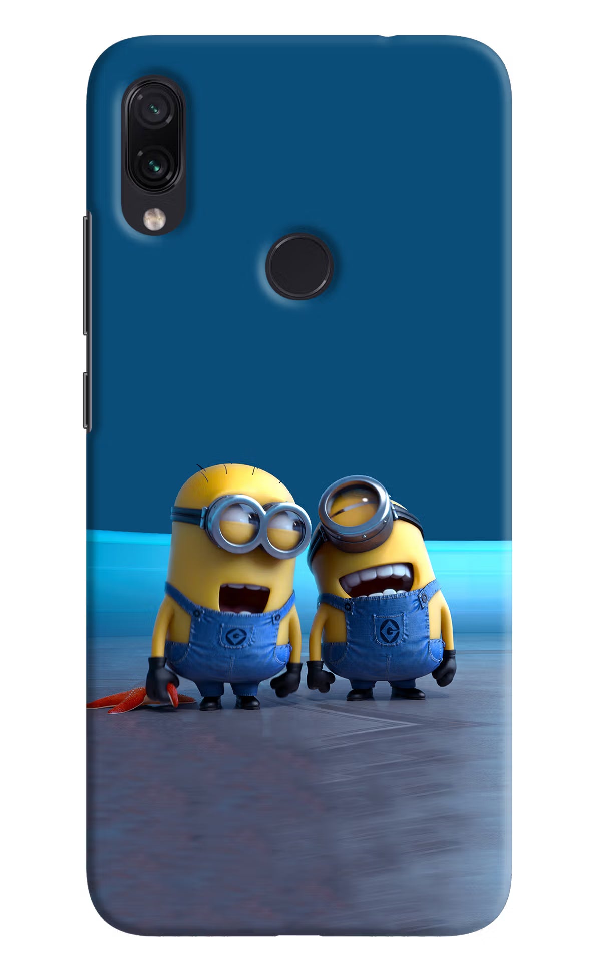Minion Laughing Redmi Note 7 Pro Hard Case Back Cover by Casekaro