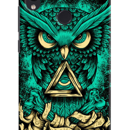 Green Owl Redmi Note 7 Pro Hard Case Back Cover by Casekaro