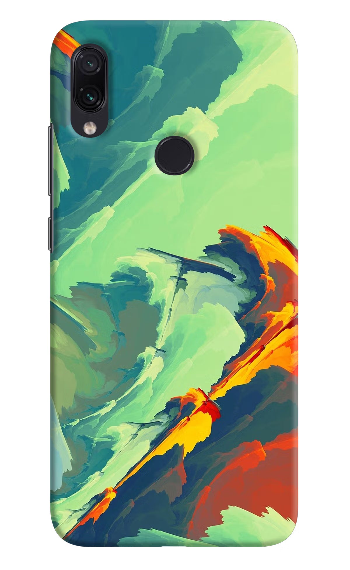 Paint Art Redmi Note 7 Pro Hard Case Back Cover by Casekaro