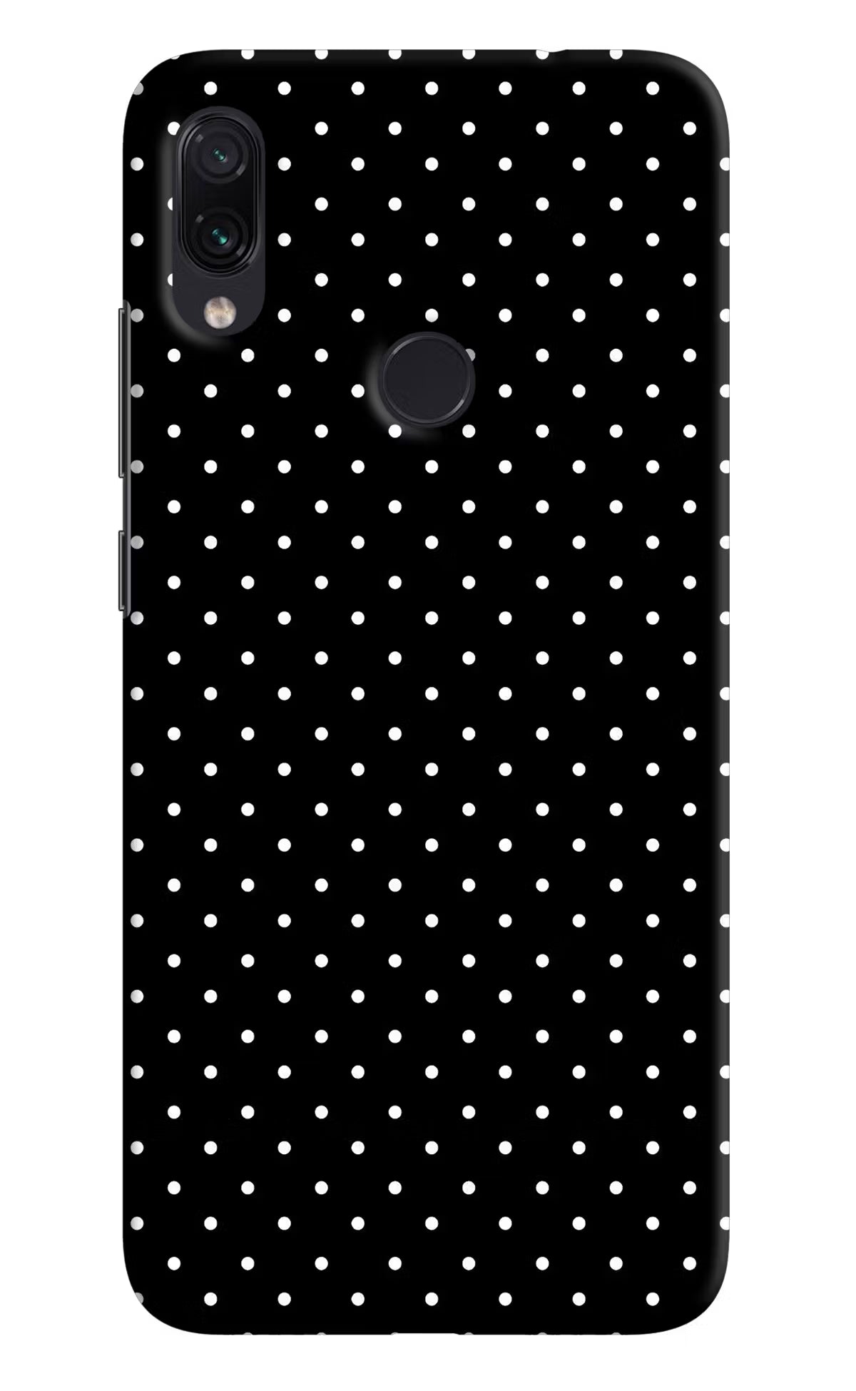 White Dots Redmi Note 7 Pro Hard Case Back Cover by Casekaro