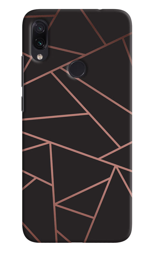 Geometric Pattern Redmi Note 7 Pro Hard Case Back Cover by Casekaro