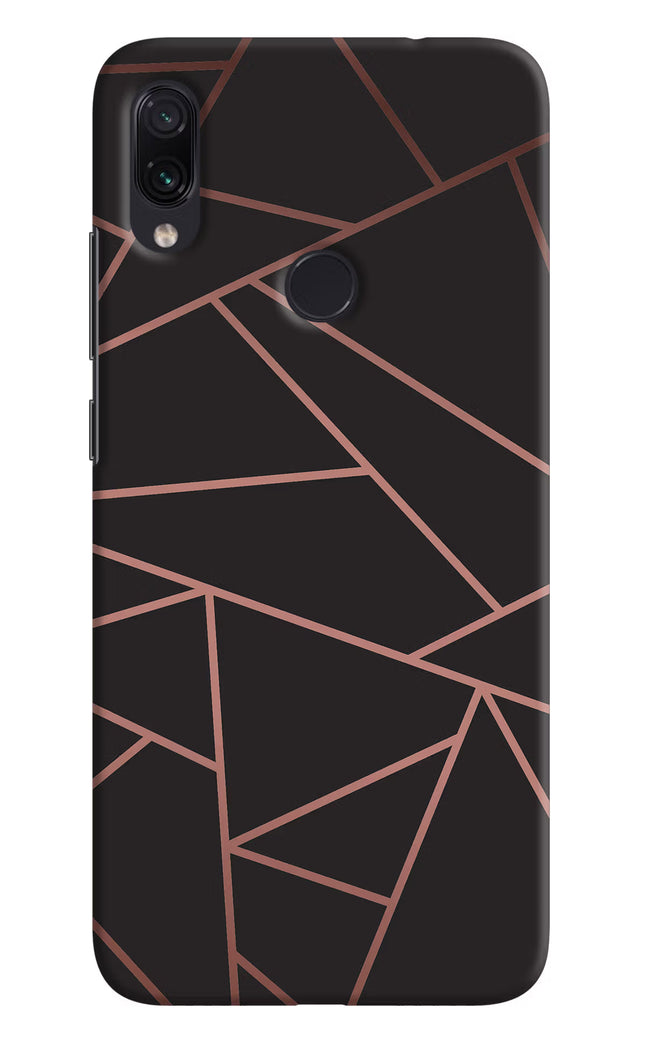 Geometric Pattern Redmi Note 7 Pro Hard Case Back Cover by Casekaro