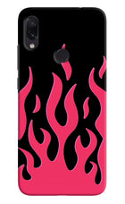 Fire Flames Redmi Note 7 Pro Hard Case Back Cover by Casekaro