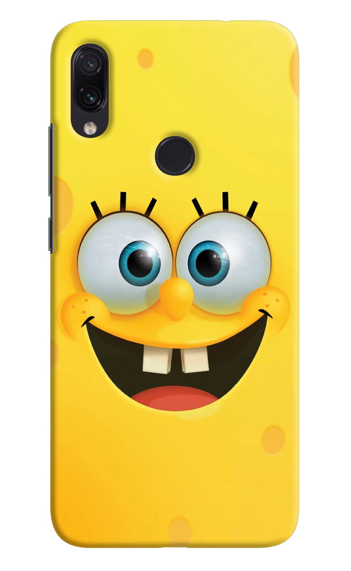 Sponge 1 Redmi Note 7 Pro Hard Case Back Cover by Casekaro