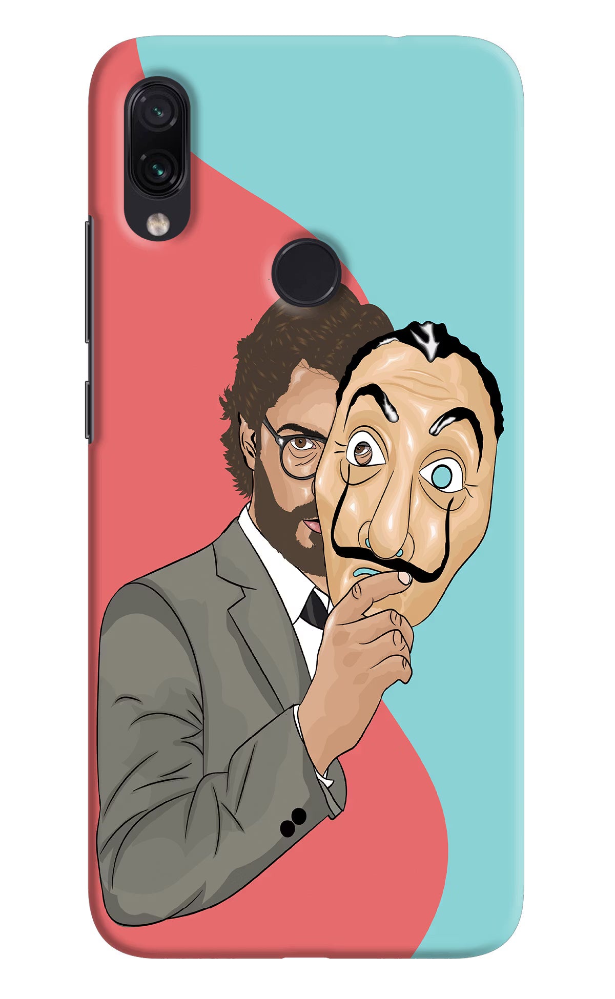 Professor Redmi Note 7 Pro Hard Case Back Cover by Casekaro