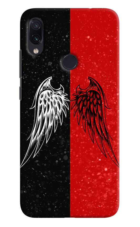 Wings Redmi Note 7 Pro Hard Case Back Cover by Casekaro