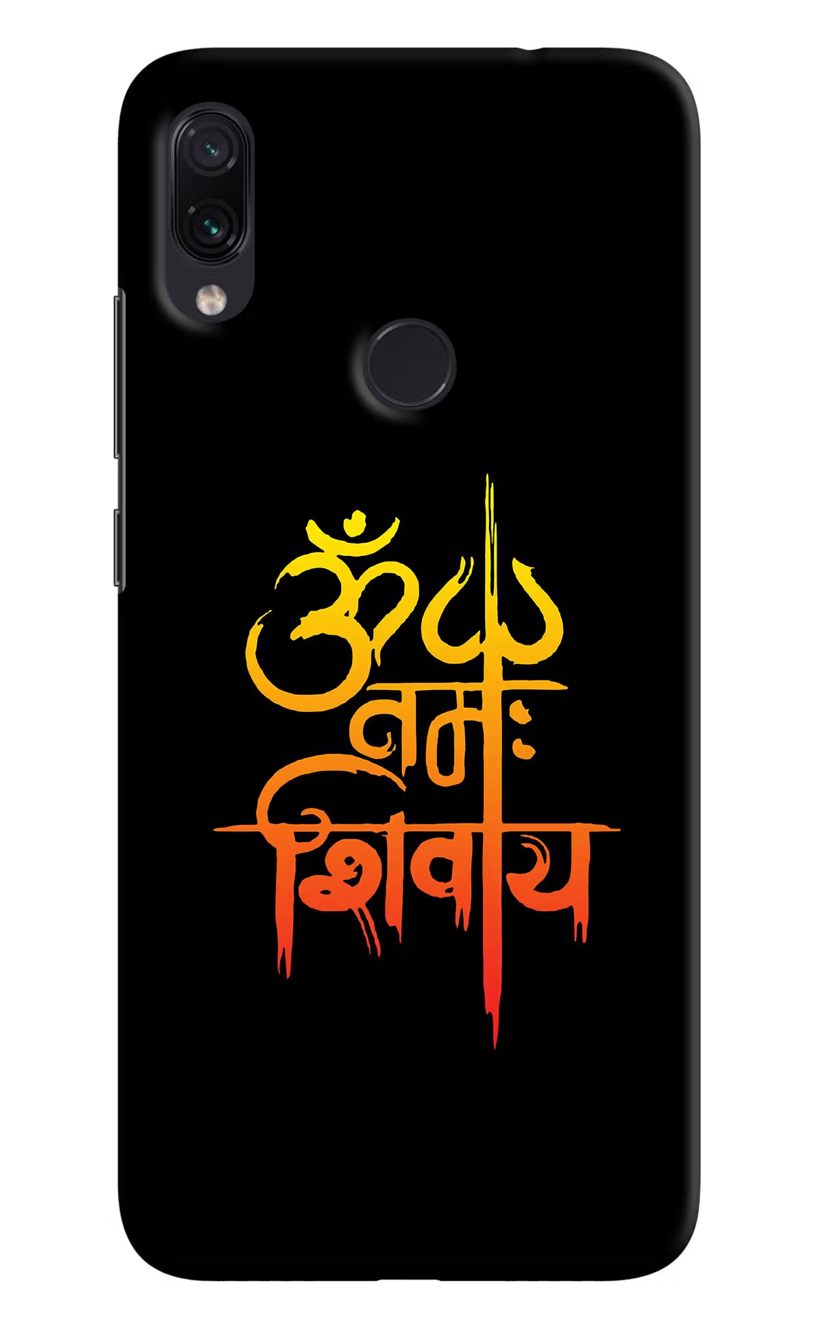 Om Namah Shivay Redmi Note 7 Pro Hard Case Back Cover by Casekaro