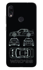 WRC'99 Redmi Note 7 Pro Hard Case Back Cover by Casekaro
