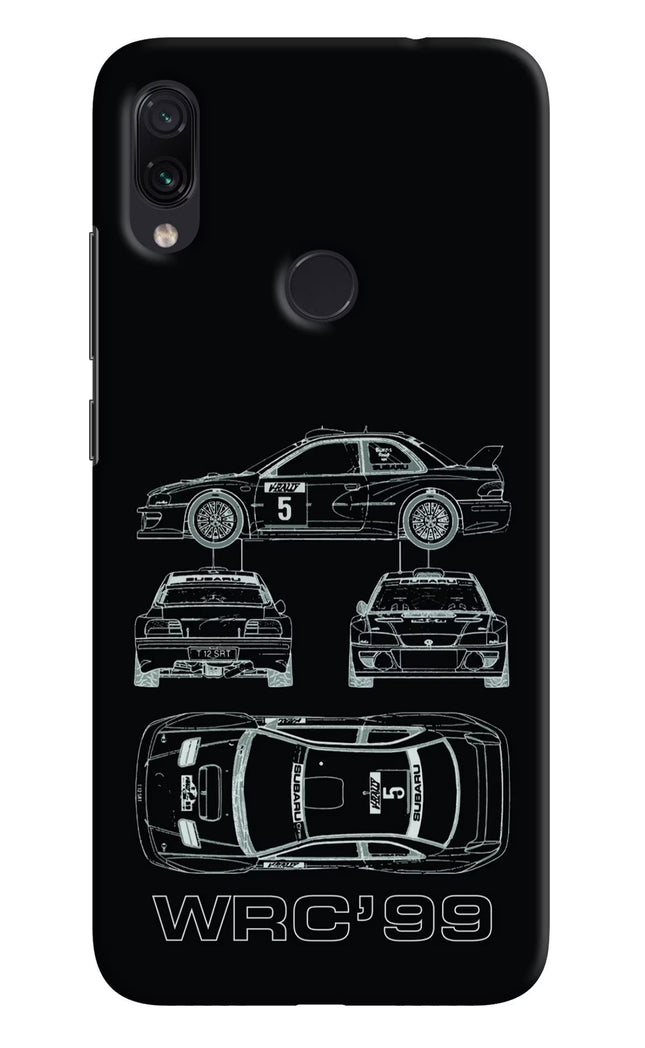 WRC'99 Redmi Note 7 Pro Hard Case Back Cover by Casekaro