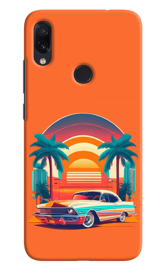 Palm Drive 80s Redmi Note 7 Pro Hard Case Back Cover by Casekaro