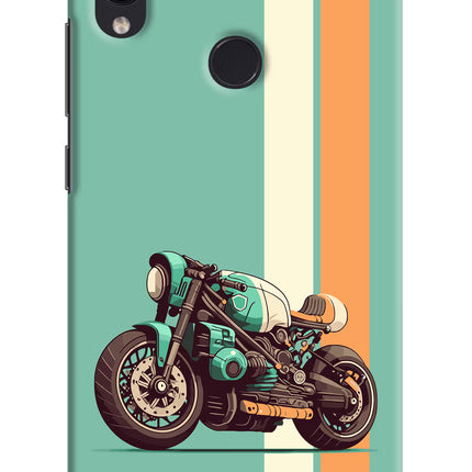 Striped Moto Drift Redmi Note 7 Pro Hard Case Back Cover by Casekaro