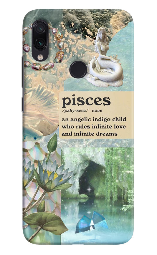 Pisces Zodiac Redmi Note 7 Pro Hard Case Back Cover by Casekaro