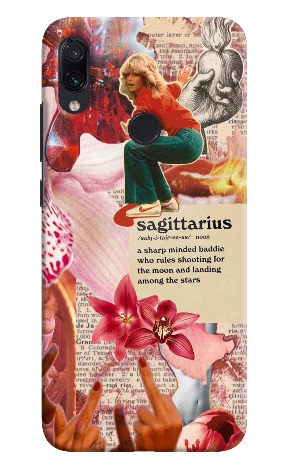 Sagittarius Zodiac Redmi Note 7 Pro Hard Case Back Cover by Casekaro