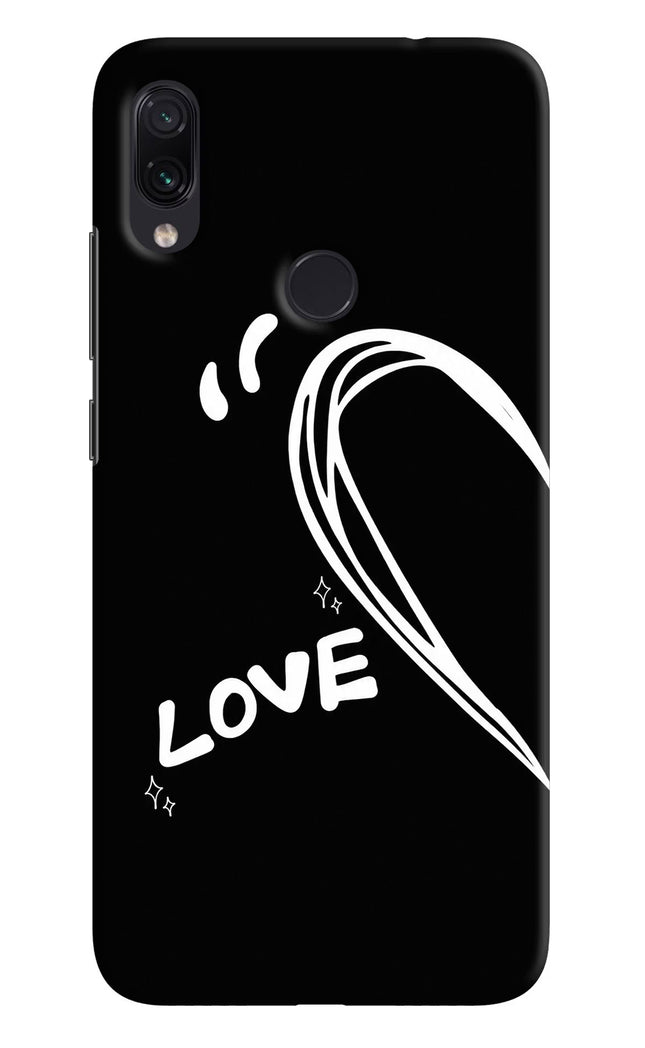 Love Line Redmi Note 7 Pro Hard Case Back Cover by Casekaro