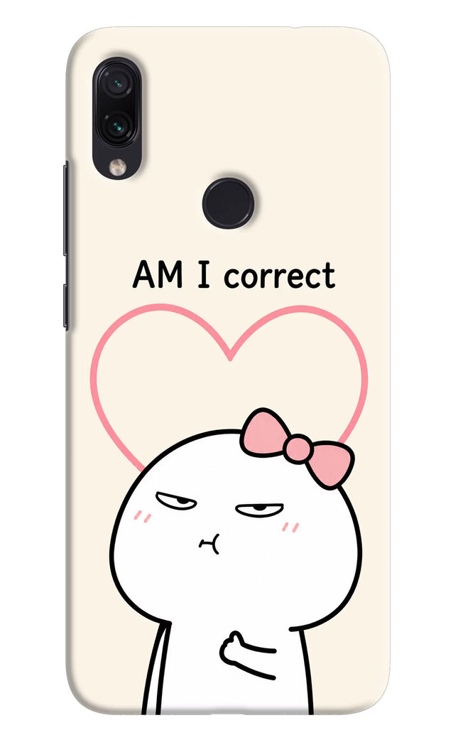 Always Right Redmi Note 7 Pro Hard Case Back Cover by Casekaro