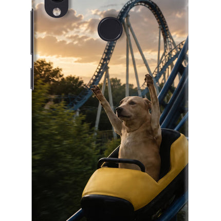 Rollercoaster Dog Redmi Note 7 Pro Hard Case Back Cover by Casekaro