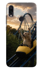 Rollercoaster Dog Redmi Note 7 Pro Hard Case Back Cover by Casekaro