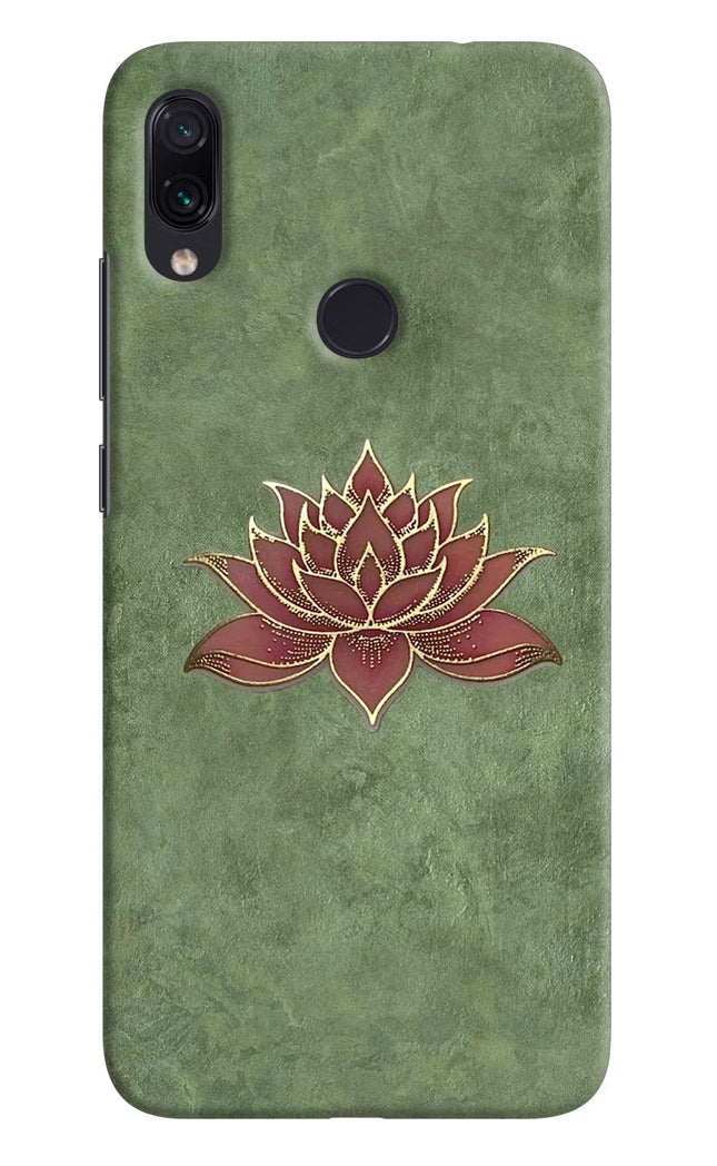 Lotus Grace Redmi Note 7 Pro Hard Case Back Cover by Casekaro