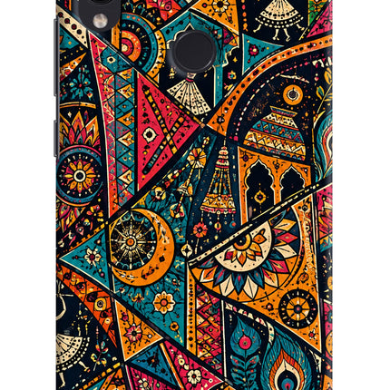 Folk Print Redmi Note 7 Pro Back Cover