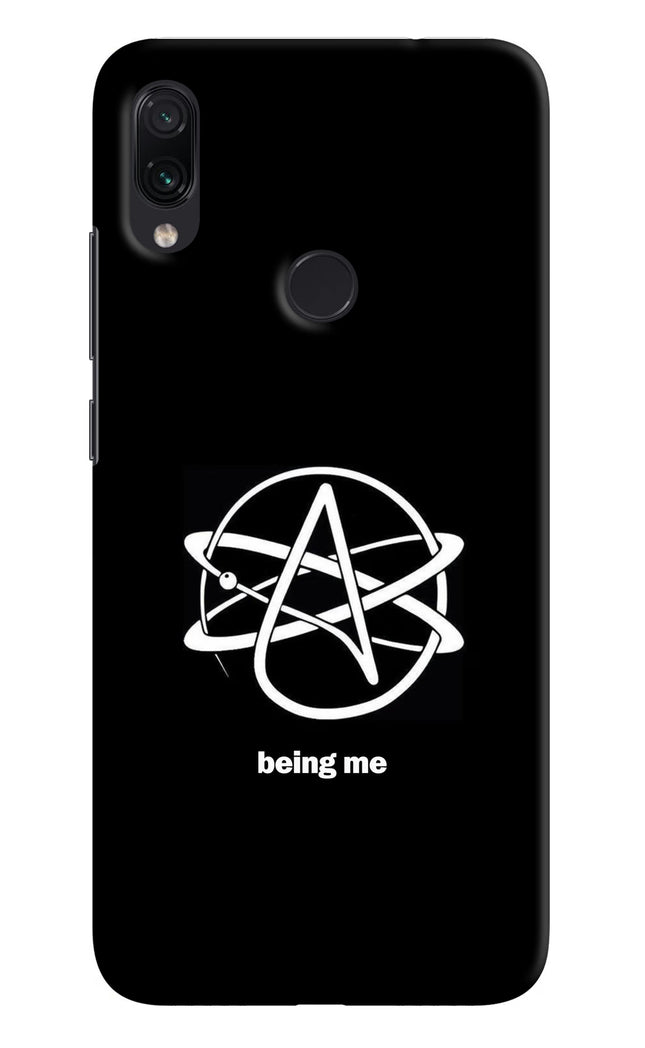 Atheist Symbol Redmi Note 7 Pro Hard Case Back Cover by Casekaro