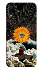 Cosmic Flower Redmi Note 7 Pro Hard Case Back Cover by Casekaro