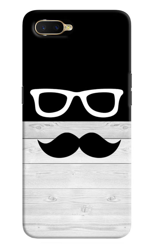 Mustache Oppo K1 Hard Case Back Cover by Casekaro