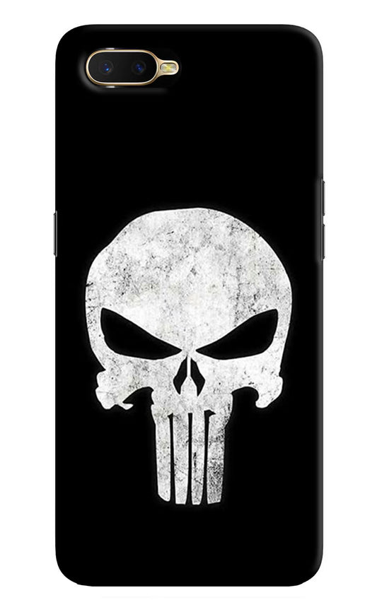 Punisher Skull Oppo K1 Hard Case Back Cover by Casekaro