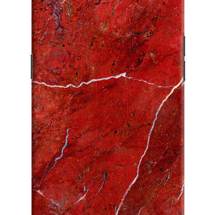 Red Marble Design Oppo K1 Hard Case Back Cover by Casekaro