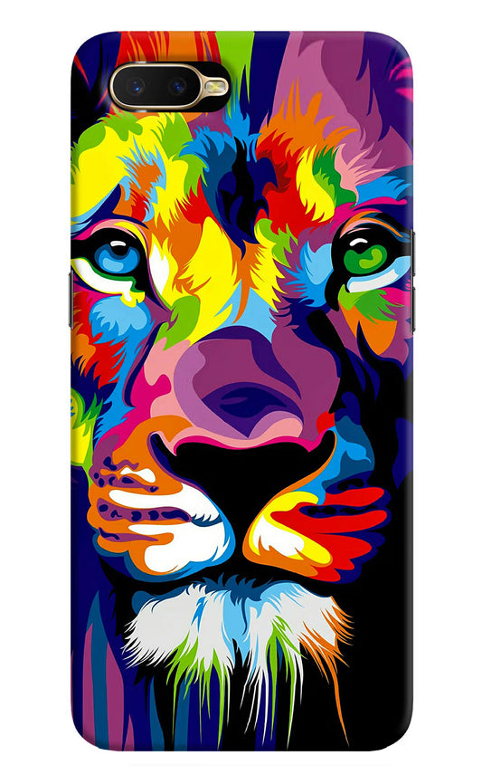 Lion Oppo K1 Hard Case Back Cover by Casekaro