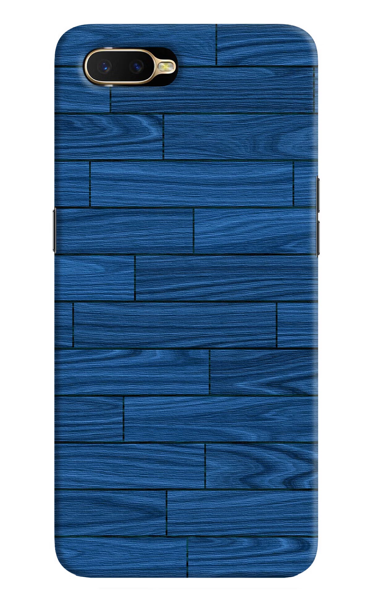 Wooden Texture Oppo K1 Hard Case Back Cover by Casekaro