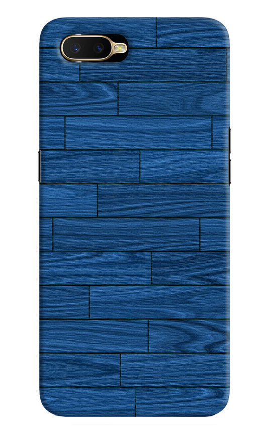 Wooden Texture Oppo K1 Hard Case Back Cover by Casekaro