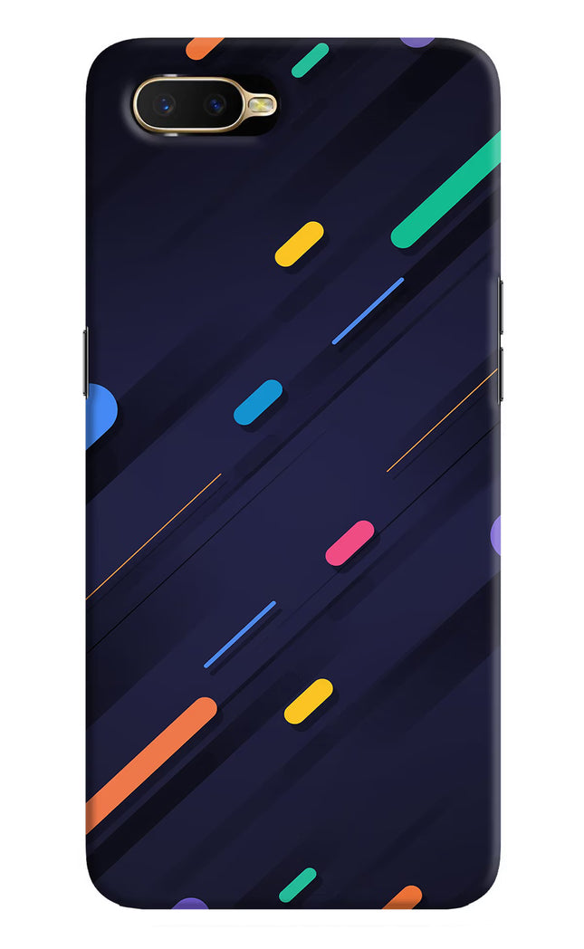 Abstract Design Oppo K1 Hard Case Back Cover by Casekaro