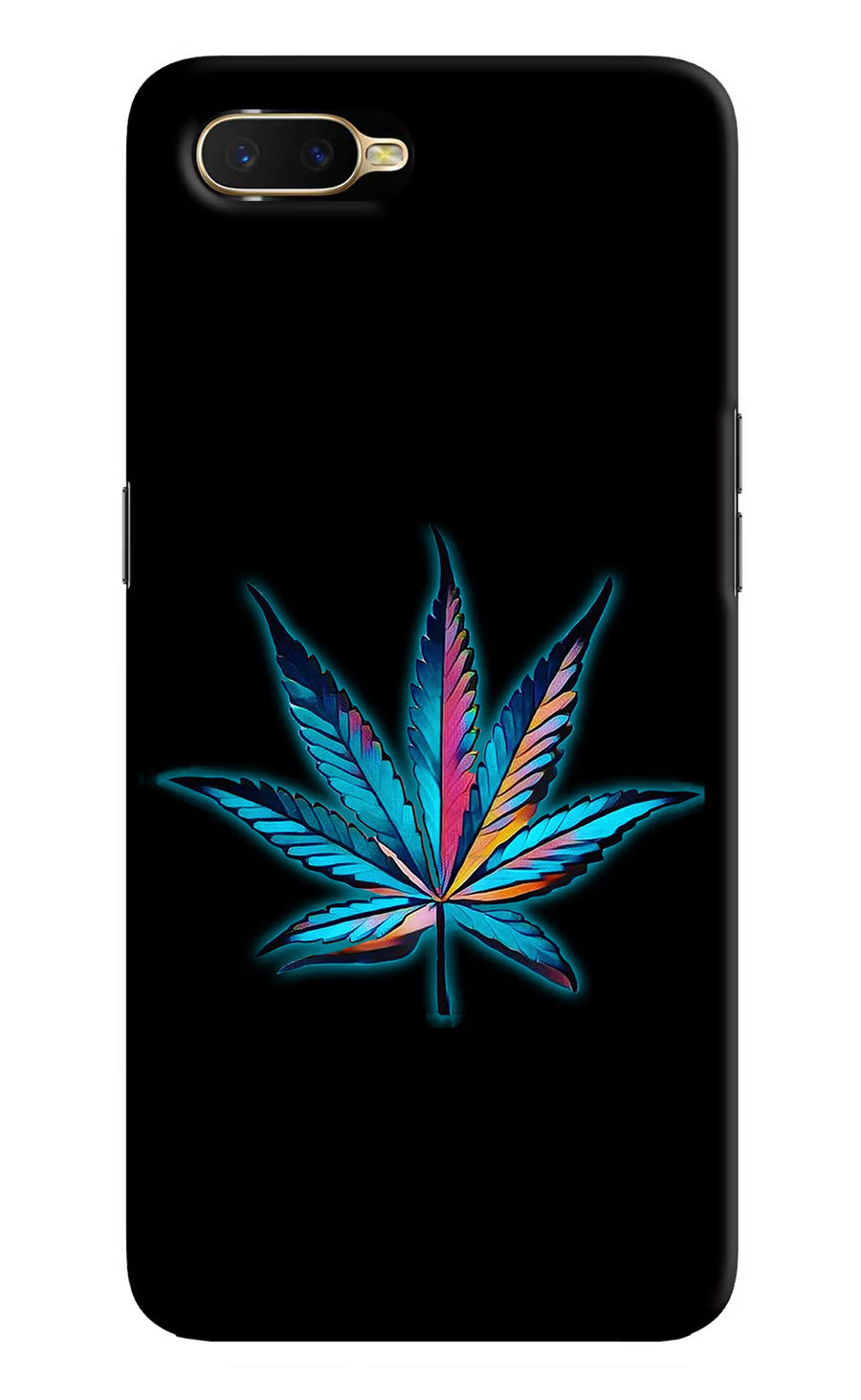 Weed Oppo K1 Back Cover, Hard case