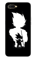 Goku Shadow Oppo K1 Hard Case Back Cover by Casekaro