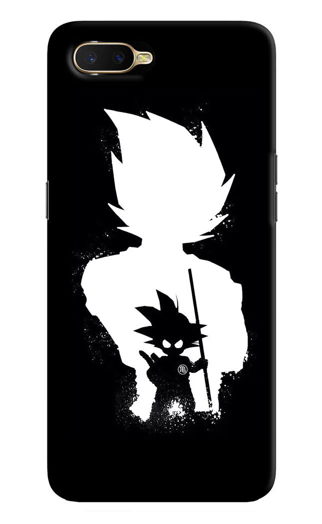 Goku Shadow Oppo K1 Hard Case Back Cover by Casekaro