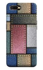 Multicolor Jeans Oppo K1 Hard Case Back Cover by Casekaro