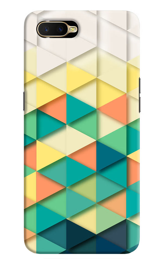 Abstract Oppo K1 Hard Case Back Cover by Casekaro