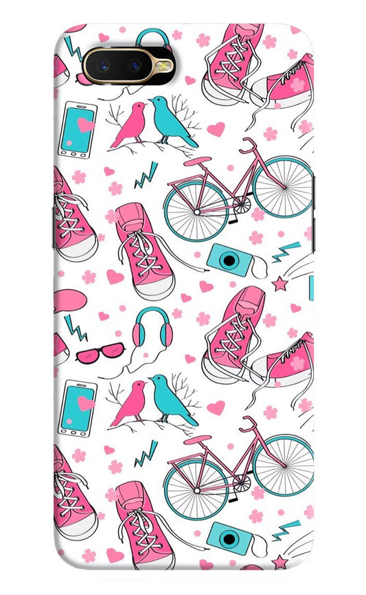 Artwork Oppo K1 Hard Case Back Cover by Casekaro