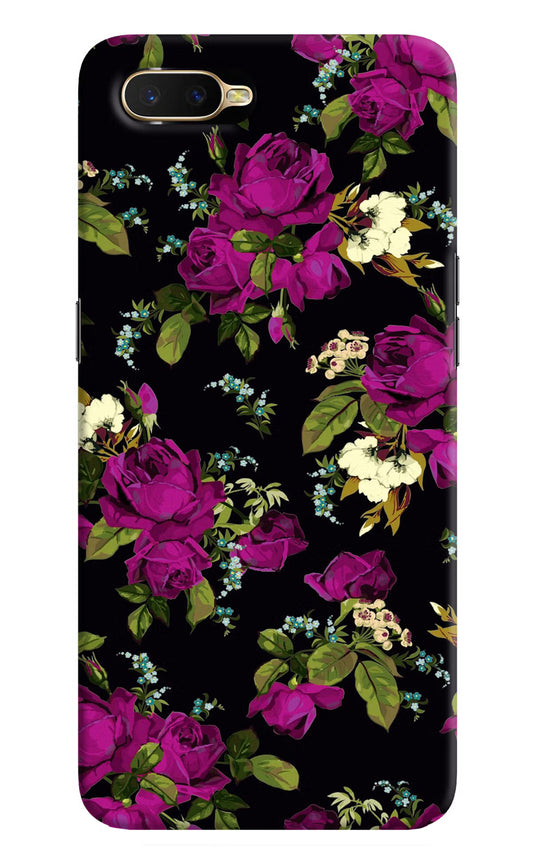 Flowers Oppo K1 Hard Case Back Cover by Casekaro