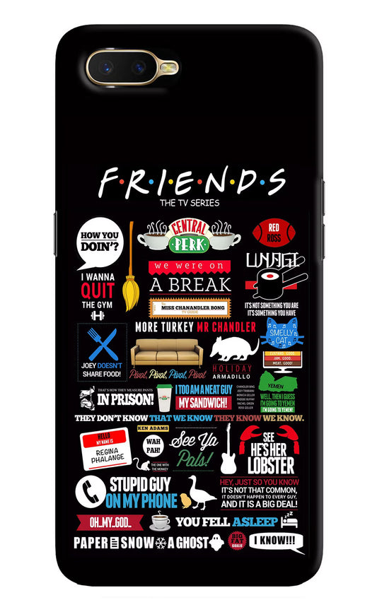 FRIENDS Oppo K1 Hard Case Back Cover by Casekaro