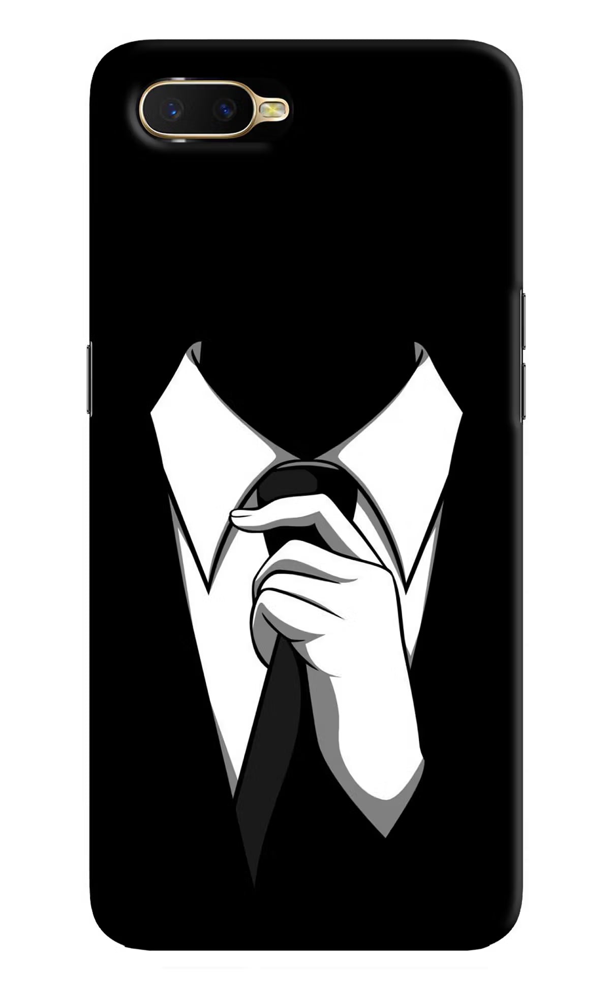 Black Tie Oppo K1 Hard Case Back Cover by Casekaro
