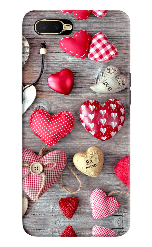 Love Wallpaper Oppo K1 Hard Case Back Cover by Casekaro