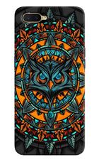 Angry Owl Art Oppo K1 Hard Case Back Cover by Casekaro