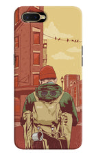 Adventurous Oppo K1 Hard Case Back Cover by Casekaro