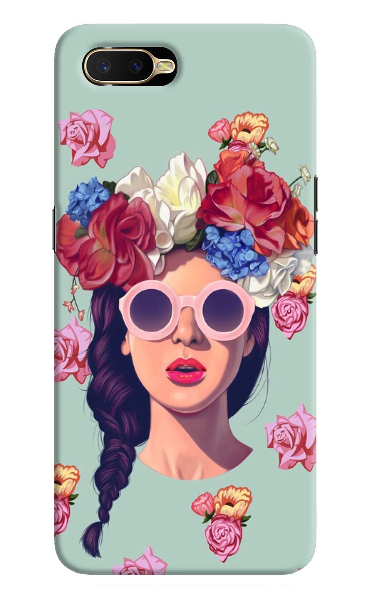 Pretty Girl Oppo K1 Hard Case Back Cover by Casekaro