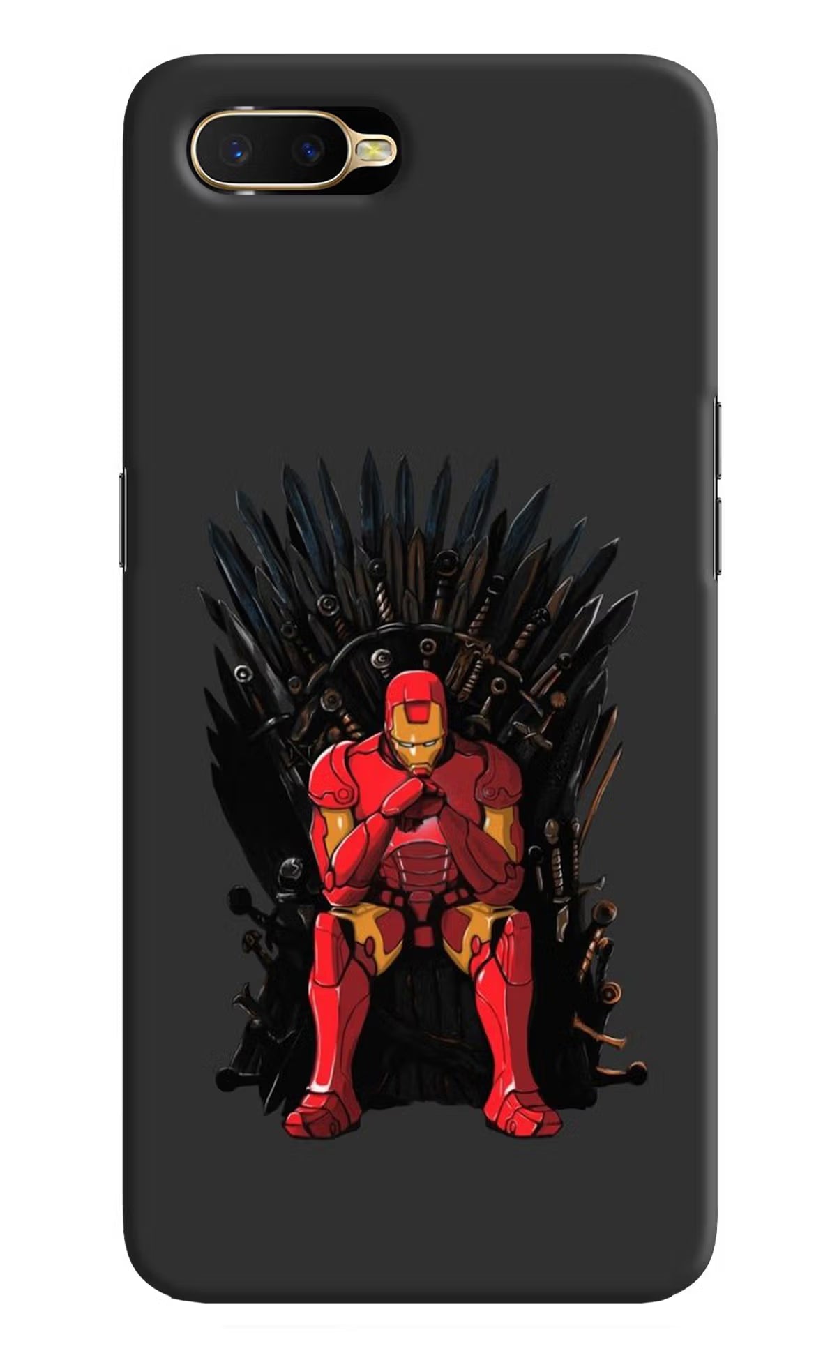 Ironman Throne Oppo K1 Hard Case Back Cover by Casekaro