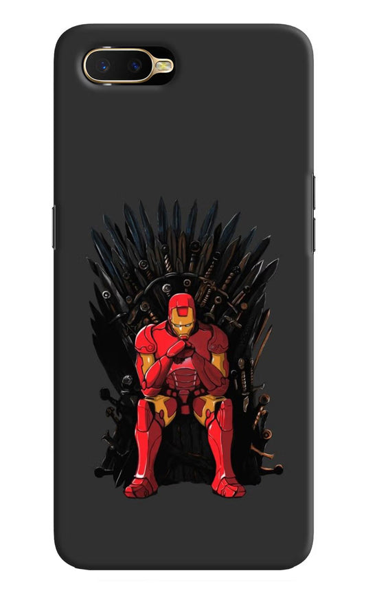 Ironman Throne Oppo K1 Hard Case Back Cover by Casekaro