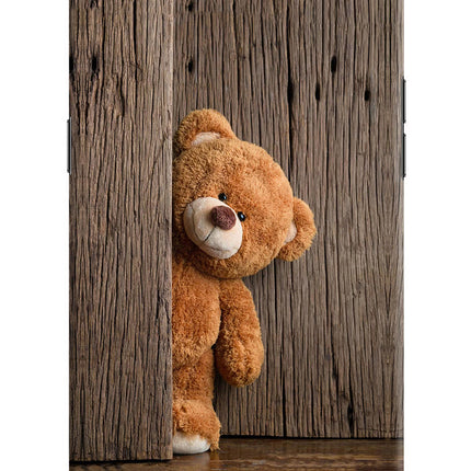 Teddy Wooden Oppo K1 Hard Case Back Cover by Casekaro